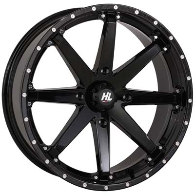 20x7 4/156 4+3 (+10mm) High Lifter HL10 Wheel - Gloss Black